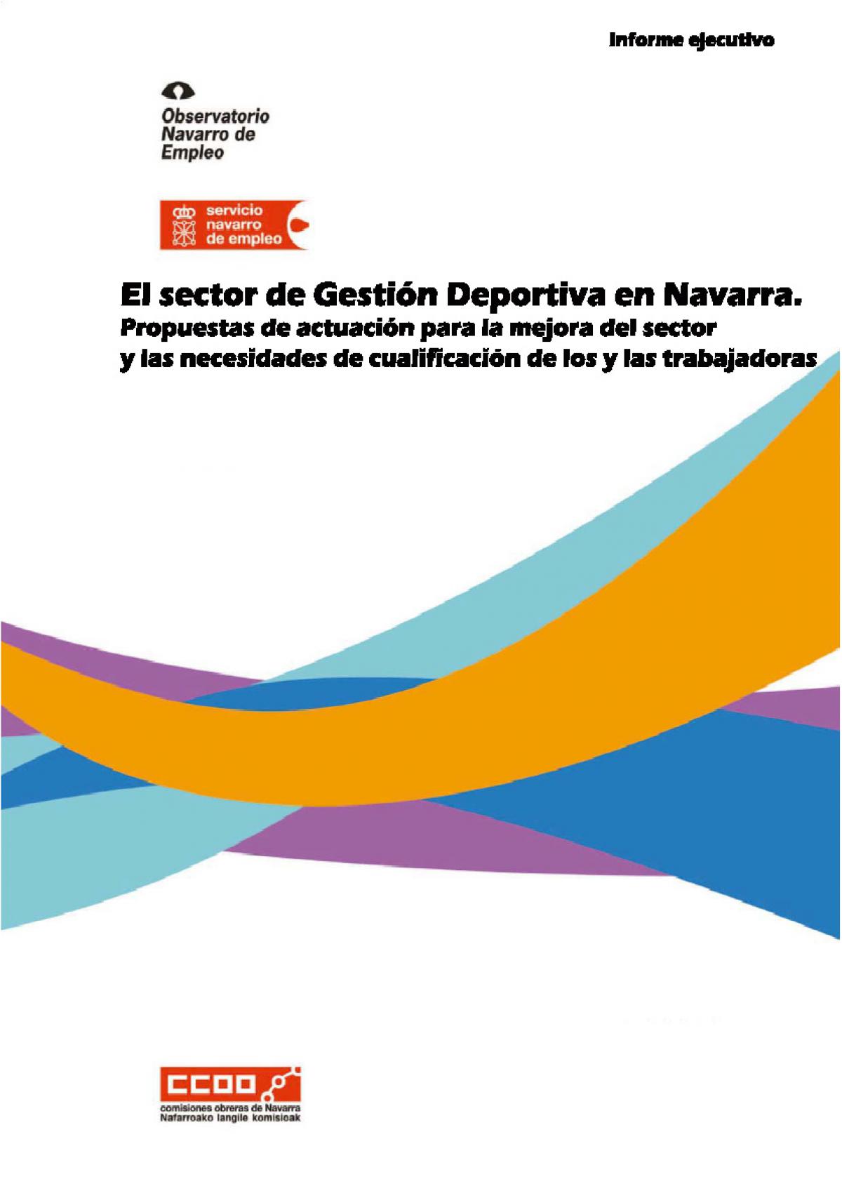 Informe sobre el Estudio del sector de Gestin Deportiva en Navarra