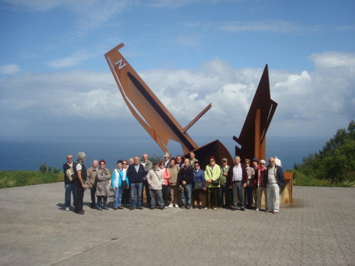El grupo que particip en la excursin a Vizcaya